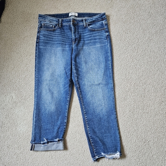 BKE Payton Cropped Straight Stretch Jean 34x28 - Picture 1 of 9